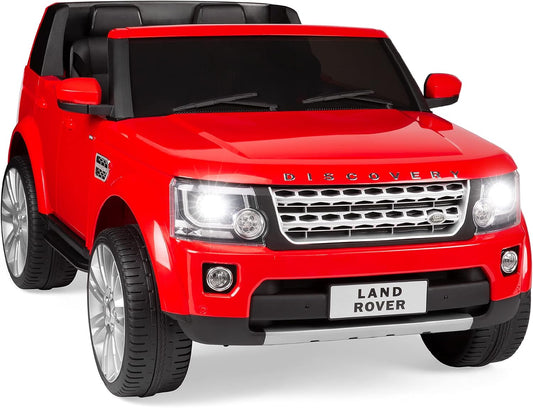 Best Choice Products 12V 3.7 MPH 2-Seater Licensed Land Rover Ride On Car Toy w/Parent Remote Control, MP3 Player - Red